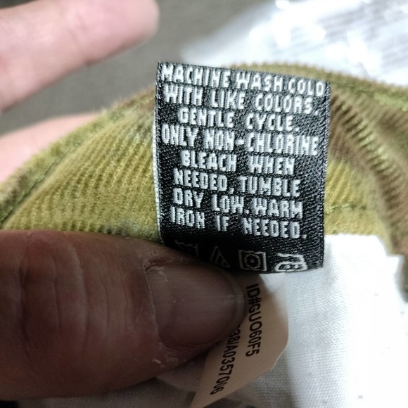 ABS By Allen Schwartz camouflage corduroy pants skinny size 6 , jean size 28 - Picture 6 of 7